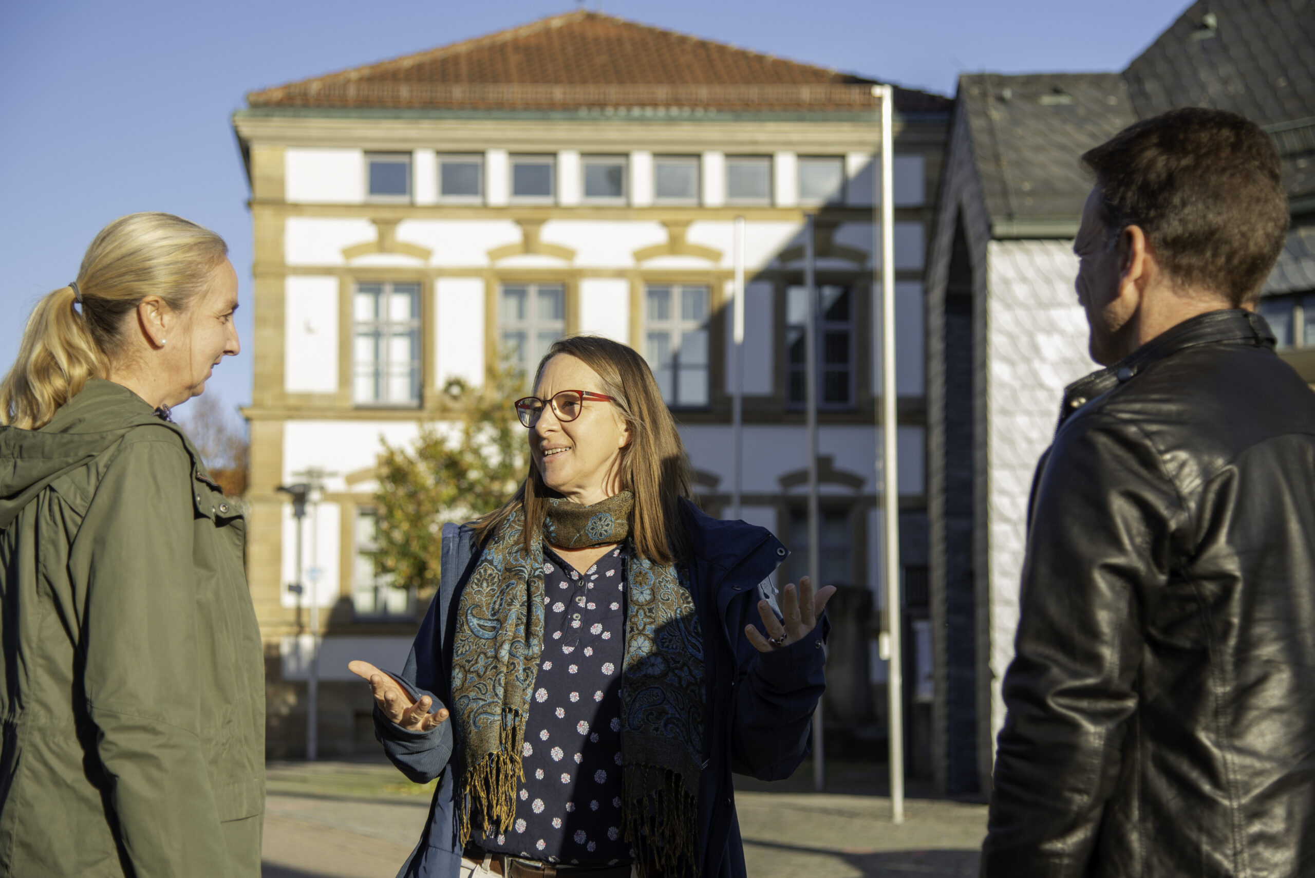 Kemmern Kirchplatz Rathaus Dr. Anne Schmitt. Foto: Thomas Ochs